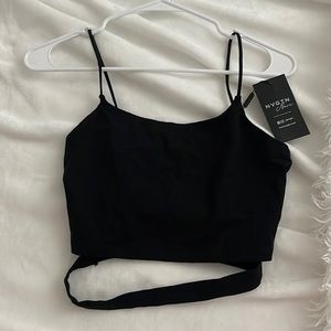 Black Night Out Crop Top
